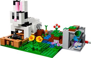 Конструктор LEGO Lego Minecraft ''Кроличье ранчо'' 21181
