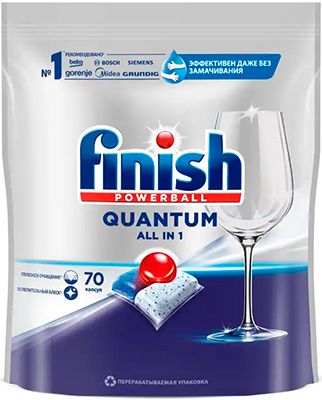Таблетки для посудомоечных машин FINISH Quantum 70 таблеток (43104)