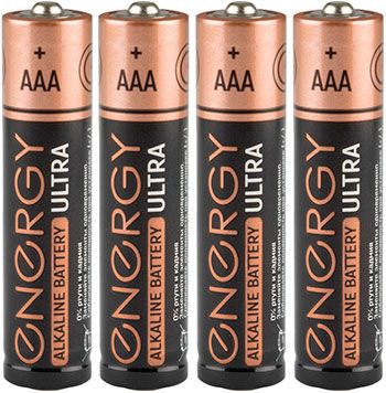Батарейка алкалиновая Energy Ultra LR03/4B АAА 4шт