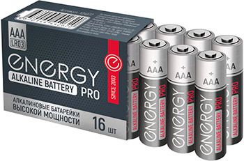 Батарейки алкалиновые Energy Pro LR03/16S (ААА) 16 шт.