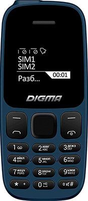 Мобильный телефон Digma Linx A106 32Mb синий