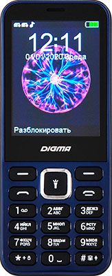 Мобильный телефон Digma Linx C281 32Mb синий
