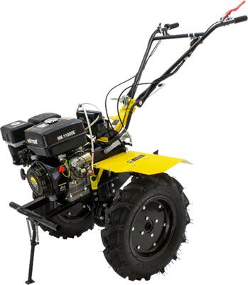 Машина сельскохозяйственная Huter МК-11000МE с электростартером черно-желтый