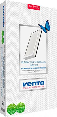 Фильтр 2 в 1 Venta VENTAcel с угольным фильтром для LP60/LPH60/AP902/AH902 (0 1 мкм)