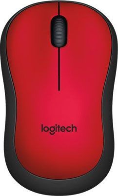 Мышь беспроводная Logitech M220 Silent (910-004897/910-004880) красный