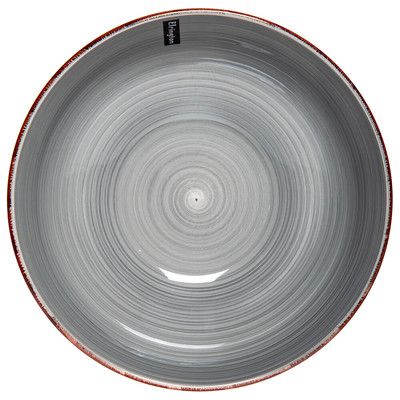Тарелка суповая 18 см элрингтон аэрограф светлый графит 139-27028