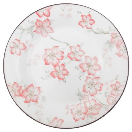 Тарелка закусочная 20.5 см Европа розовый керамика ns080