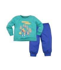 Пижама для мальчиков машук джемпер и брюки р.34 зеленый 353д-1121п