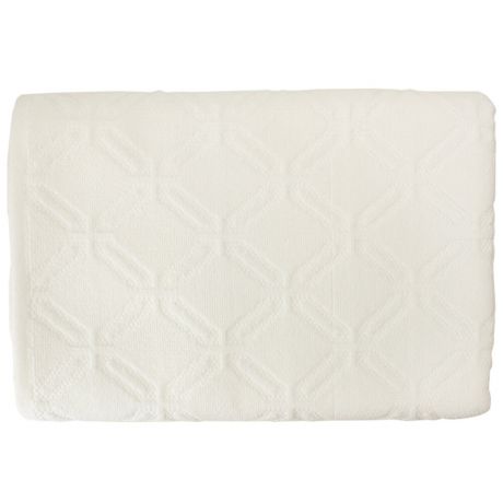 Махровое полотенце латтик 001 50*90 см белый