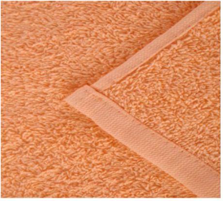 Махровое полотенце персиковый 70*130 см