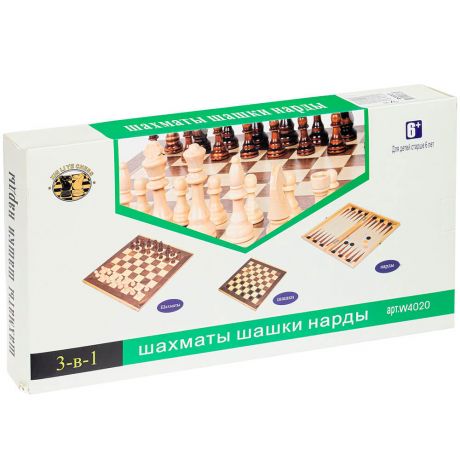 Игра настольная нарды/шахматы w4020 y5209 ф23207