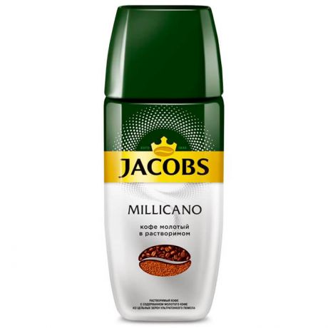 Кофе Jacobs Millicano 90 г молотый в растворимом ст/б