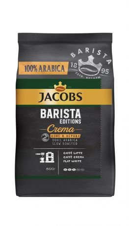 Кофе Jacobs 800 г бариста крема зерно м/уп