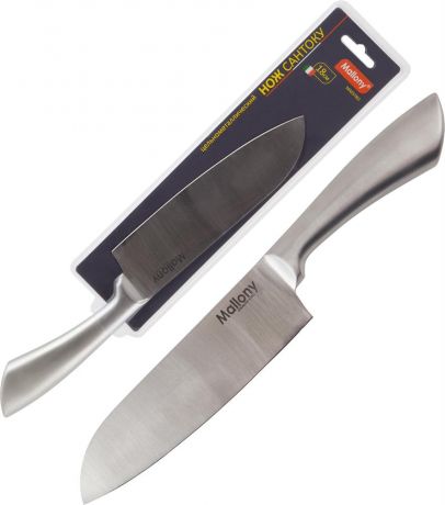 Нож 18 см сантоку маллони маэстро цельнометаллический mal-01 m