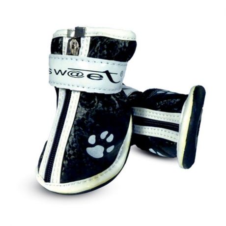 TRIOL Triol ботинки для собак черные с лапками - размер 0, 40х30х40 мм, 4 шт