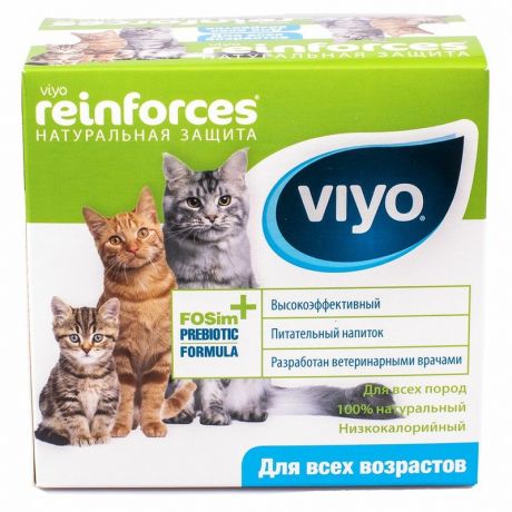 Viyo VIYO Reinforces Cat All Ages пребиотический напиток для кошек всех возрастов 7х30 мл