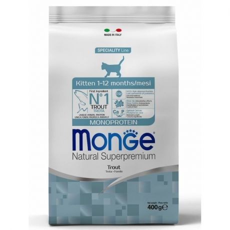 Monge Monge Kitten Monoprotein сухой корм для котят с форелью - 400 г