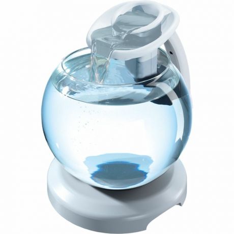 Tetra Tetra Cascade Globe Duo Waterfall круглый аквариум с LED светильником, белый 6,8 л