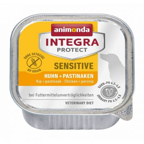 Animonda Animonda Integra Protect Sensitive влажный корм для собак при пищевой аллергии, паштет c курицей и пастернаком, в ламистерах - 150 г