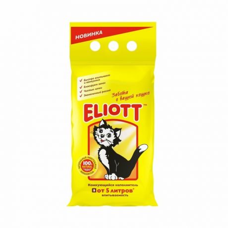 Eliott Eliott Clumping наполнитель для кошек минеральный комкующийся - 5 л