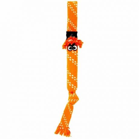 Rogz Игрушка для собак ROGZ Scrubz M веревочная - шуршащая сосиска оранжевая - 440 мм