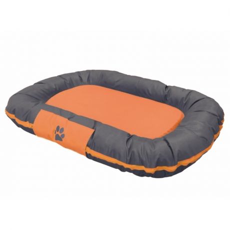 Nobby Nobby Reno лежак для кошек и собак мягкий 69х50х9 см, серый, оранжевый