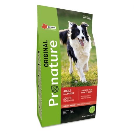 Pronature Pronature Original сухой корм для взрослых собак всех пород с ягненком - 18 кг