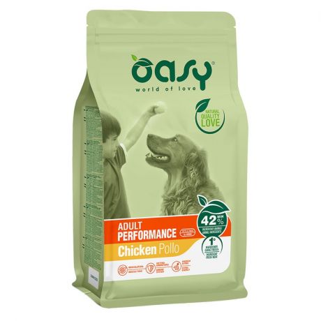 OASY Oasy Dry Dog Adult Performance сухой корм для взрослых собак с высокой активностью с курицей - 3 кг