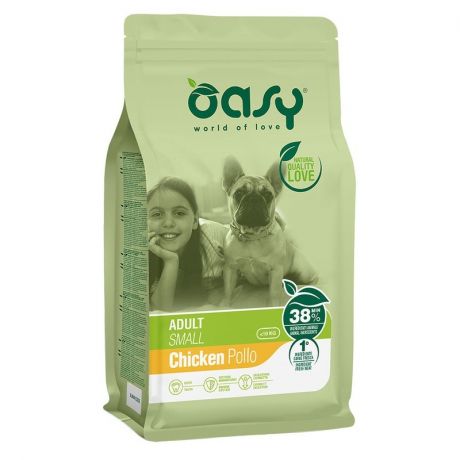 OASY Oasy Dry Dog Adult Small сухой корм для взрослых собак мелких пород с курицей - 1 кг