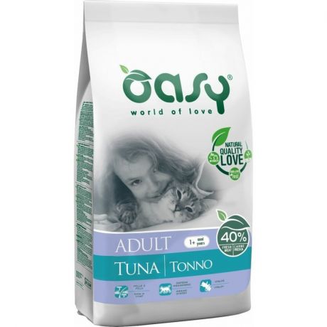 OASY Oasy Dry Cat Adult Tuna сухой корм для взрослых кошек с тунцом - 1,5 кг