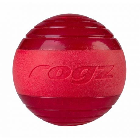 Rogz Rogz Мяч "Поймай меня!" Squeekz -прыгает на земле-плавает в воде, 64 мм, красный