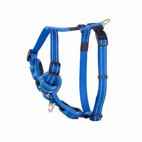 Rogz Rogz шлейка для собаки с мягкой вставкой и двухточечным контролем, SJC11B, синий 32 - 52 см, 16 мм