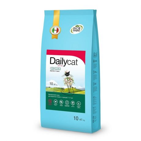 Dailycat Dailycat Grain Free Adult сухой корм для кошек с курицей, беззерновой