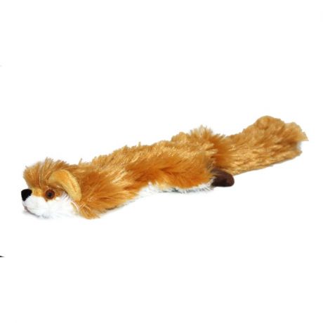 NEMS Nems игрушка для собак лиса-шкурка с пищалками, 35 см