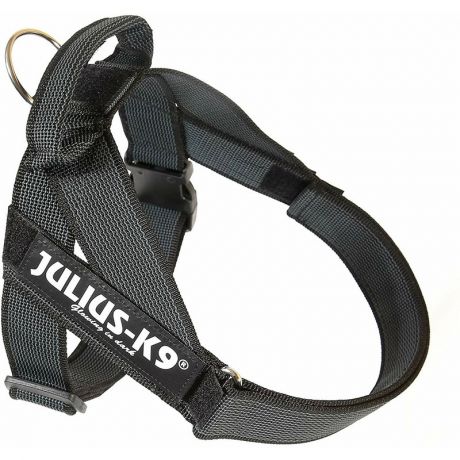 Julius-K9 Julius-K9 шлейка для собак Color & Gray 0, 57-74 см / 14-25 кг, черная