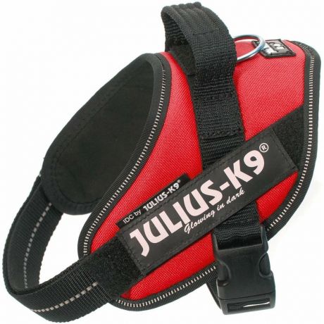Julius-K9 Julius-K9 шлейка для собак IDC-Powerharness Mini, 49-67 см/ 7-15 кг, красная