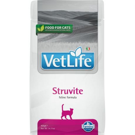 Farmina Farmina Vet Life Natural Diet Cat Struvite сухой корм для кошек с мочекаменной болезнью - 400 г