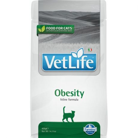 Farmina Farmina Vet Life Natural Diet Cat Obesity сухой корм для кошек при ожирении - 400 г