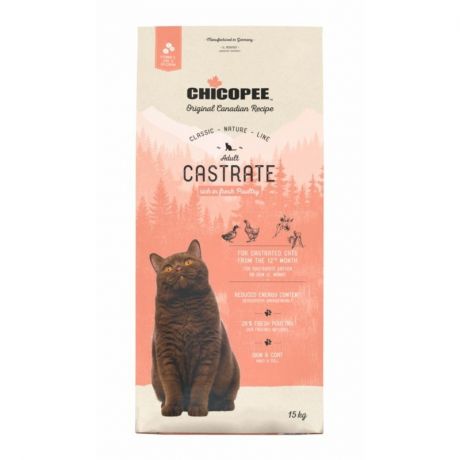 CHICOPEE Chicopee CNL Cat Castrate Poultry сухой корм для стерилизованных кошек с мясом птицы