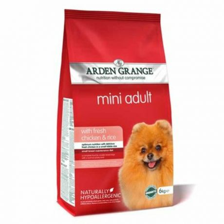 ARDEN GRANGE AG Adult Dog Корм сухой для взрослых собак мелких пород, с курицей и рисом