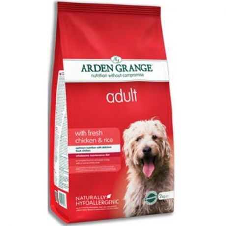 ARDEN GRANGE AG Adult Dog Chicken & Rice Корм сухой для взрослых собак, с курицей и рисом - 2 кг