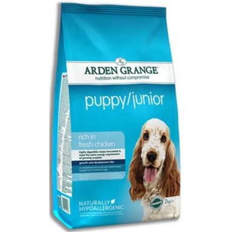 ARDEN GRANGE AG Puppy/Junior Корм сухой для щенков и молодых собак - 2 кг