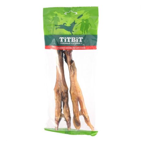 TiTBiT TiTBiT Ноги бараньи вяленые 2 для собак - мягкая упаковка - 184 г