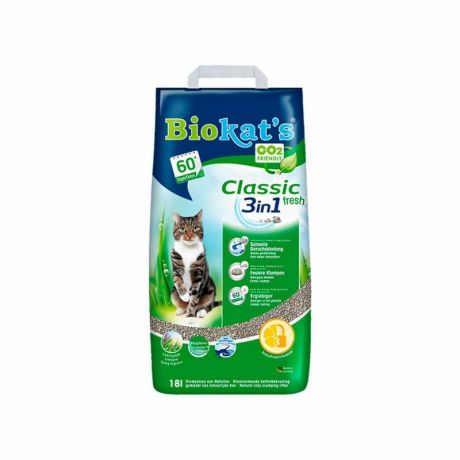 Biokat’s Biokat’s Classic Fresh наполнитель для кошачего туалета комкующийся c ароматизатором - 18 л