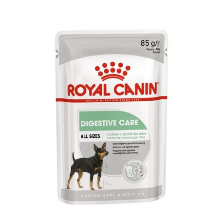 ROYAL CANIN Royal Canin Digestive Care полнорационный влажный корм для взрослых собак с чувствительным пищеварением, паштет, в паучах - 85 г