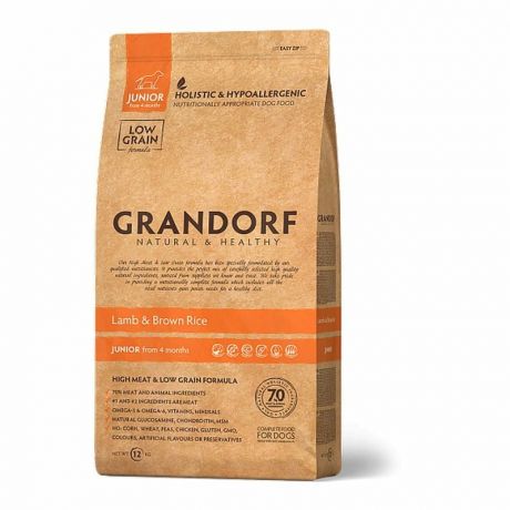 Grandorf Grandorf lamb & Rice Junior All Breeds сухой корм для юниоров, ягненок с рисом - 12 кг