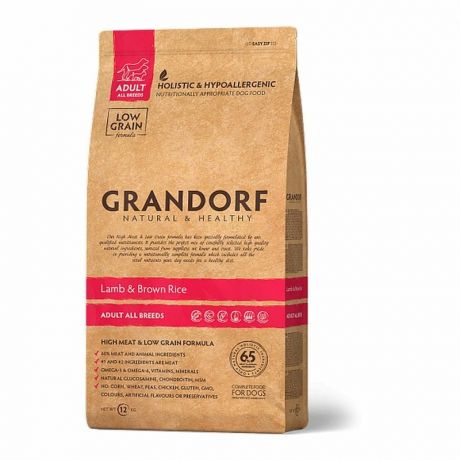 Grandorf Grandorf lamb & Rice Adult All Breeds сухой корм для собак, ягненок с рисом - 12 кг