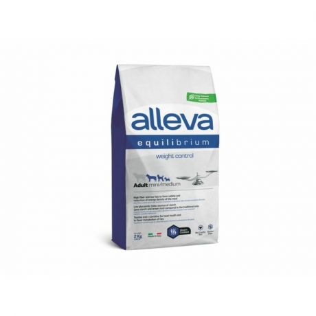 Alleva Alleva Equilibrium Weight Control Adult Mini Medium сухой корм для взрослых собак мелких и средних пород для контроля веса с курицей - 2 кг