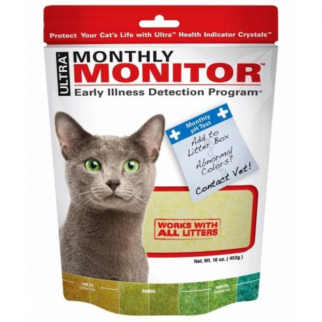 Neon Litter Neon Litter Monthly Monitor индикатор рН мочи кошек для обнаружения заболевания мочевыводящих путей 453 г