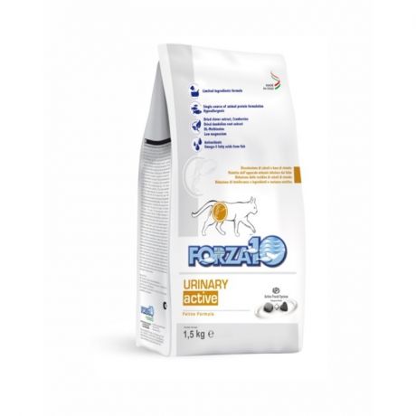 Forza10 Forza10 Urinary Active сухой корм для взрослых кошек при заболеваниях мочевыводящих путей с рыбой